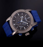  Shop Authentic Burberry Sports Chronograph Black Dial Blue Rubber Strap Watch for Men - BU7714 - Luxxuri