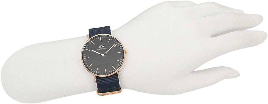  Shop Authentic Daniel Wellington Classic Bayswater Black Dial Black NATO Strap Watch For Women - DW00100281 - Luxxuri