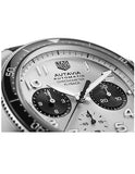  Shop Authentic Tag Heuer Autavia Chronometer Flyback Chronograph Silver Dial Black Leather Strap Watch for Men - CBE511B.FC8279 - Luxxuri