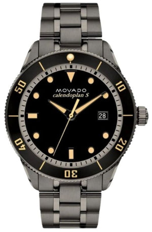  Shop Authentic Movado Heritage Calendoplan Black Dial Silver Steel Strap Watch For Men - 3650095 - Luxxuri