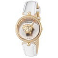  Shop Authentic Versace Palazzo Empire White Dial White Leather Strap Watch for Women - VCO040017 - Luxxuri