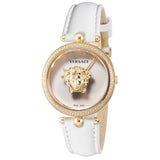  Shop Authentic Versace Palazzo Empire White Dial White Leather Strap Watch for Women - VCO040017 - Luxxuri