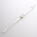 Marc Jacobs Blade White Dial White Leather Strap Watch for Women - MBM1344