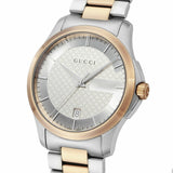  Shop Authentic Gucci G Timeless Silver Dial Two Tone Steel Strap Watch For Men - YA126447 - Luxxuri