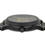  Shop Authentic Gucci G Timeless Ghost Black Dial Black Leather Strap Watch For Men - YA1264019 - Luxxuri