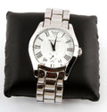  Shop Authentic Emporio Armani Classic Quartz Silver Dial Silver Steel Strap Watch For Men - AR0647 - Luxxuri