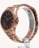  Shop Authentic Michael Kors Kacie Three Hand Black Dial Rose Gold Steel Strap Watch for Women - MK6930 - Luxxuri