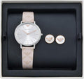  Shop Authentic Emporio Armani Gianni T Bar Quartz Silver Dial Beige Leather Strap Watch For Women - AR80007 - Luxxuri