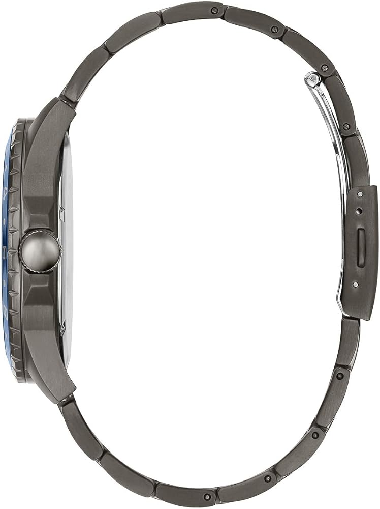  Shop Authentic Guess Odyssey Quartz Blue Dial Gunmetal Steel Strap Watch For Men - W1107G5 - Luxxuri