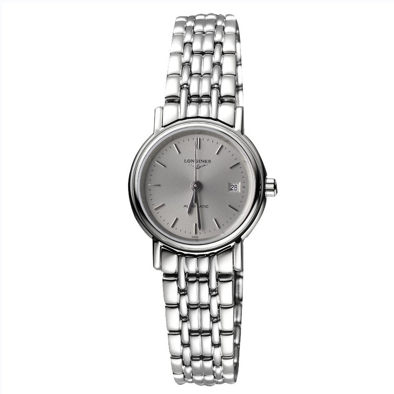  Shop Authentic Longines Presence 25.5mm Automatic Stainless Steel Watch for Women - L4.321.4.72.6 - Luxxuri