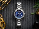 Shop Authentic Hugo Boss Pilot Blue Dial Silver Steel Strap Watch for Men - 1513850 - Luxxuri