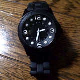  Shop Authentic Marc Jacobs Pelly Black Dial Black Silicone Strap Watch for Women - MBM2528 - Luxxuri