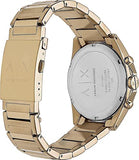  Shop Authentic Armani Exchange Drexler Chronograph Gold Dial Gold Steel Strap Watch For Men - AX2602 - Luxxuri