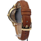  Shop Authentic Michael Kors Whitley Quartz Gold Dial Brown Leather Strap Watch For Women - MK2428 - Luxxuri