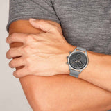  Shop Authentic Hugo Boss Companion Chronograph Grey Dial Silver Mesh Bracelet Watch For Men - 1513549 - Luxxuri
