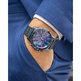  Shop Authentic Tommy Hilfiger Mason Blue Dial Blue Steel Strap Watch for Men - 1791789 - Luxxuri