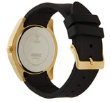  Shop Authentic Guess Clarity Gold Dial Black Silicone Strap Watch for Women - GW0109L1 - Luxxuri