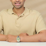  Shop Authentic Citizen x Pantone Automatic Peaceful Green Dial Silver Steel Strap Watch For Men - NJ0158-89Z - Luxxuri