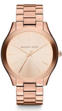  Shop Authentic Michael Kors Slim Runway Rose Gold Dial Rose Gold Steel Strap Watch for Women - MK3197 - Luxxuri
