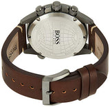 Shop Authentic Hugo Boss Nomad Blue Dial Brown Leather Strap Watch for Men - 1513773 - Luxxuri