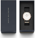  Shop Authentic Daniel Wellington Classic Cornwall White Dial Black Nylon Strap Watch For Men - DW00100257 - Luxxuri