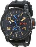  Shop Authentic Hugo Boss Orange Detroit Analog Black Dial Black Silicone Strap Watch For Men - 1550011 - Luxxuri