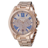  Shop Authentic Michael Kors Bradshaw Chronograph Rose Gold Dial Rose Gold Steel Strap Watch For Women - MK6321 - Luxxuri