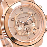  Shop Authentic Michael Kors Runway Chronograph Rose Gold Dial Rose Gold Steel Strap Watch for Men - MK8096 - Luxxuri