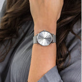  Shop Authentic Armani Exchange Lola Analog Silver Dial Silver Mesh Strap Watch For Women - AX5535 - Luxxuri