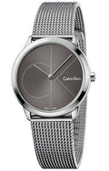 Shop Authentic Calvin Klein Minimal Black Dial Silver Mesh Bracelet Watch for Women - K3M22123 - Luxxuri