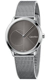  Shop Authentic Calvin Klein Minimal Black Dial Silver Mesh Bracelet Watch for Women - K3M22123 - Luxxuri