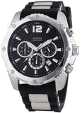  Shop Authentic Guess Intrepid Chronograph Black Dial Two Tone Steel Strap Watch for Men - W0167G1 - Luxxuri