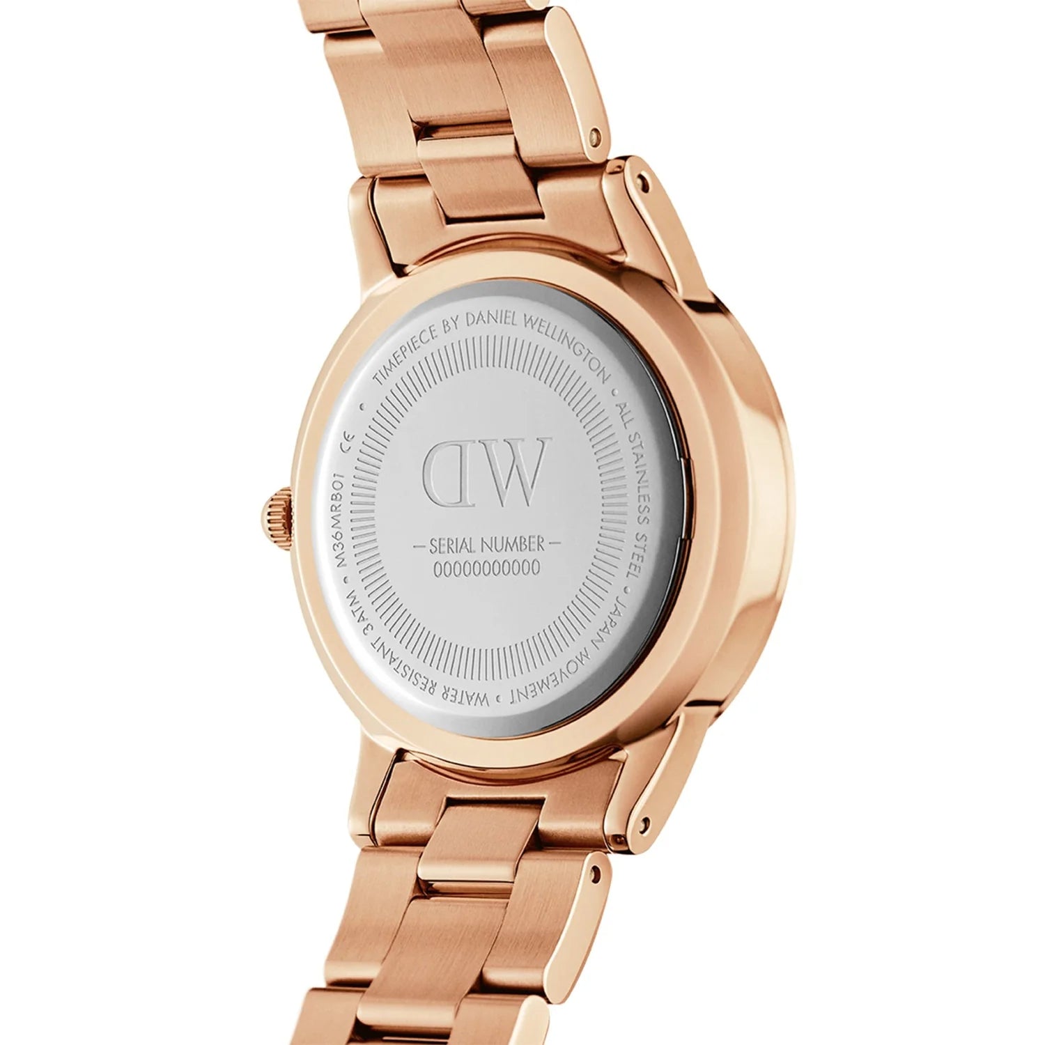  Shop Authentic Daniel Wellington Iconic Link Grey Dial Rose Gold Steel Strap Watch For Women - DW00100332 - Luxxuri