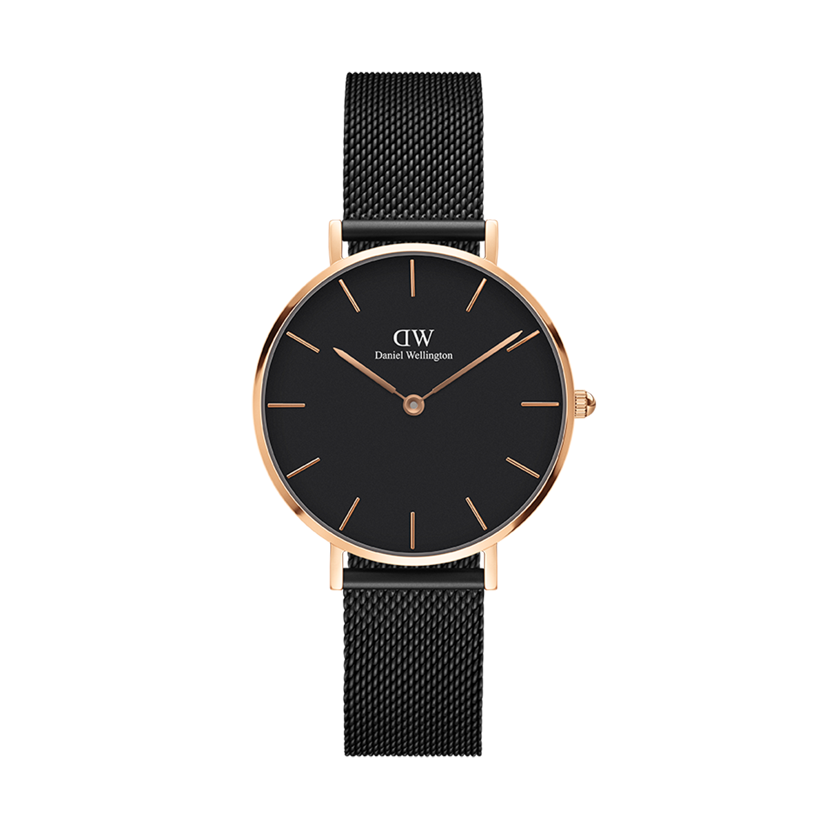 Shop Authentic Daniel Wellington Classic Petite Cornwall Black Dial Black NATO Strap Watch For Women - DW00100215 - Luxxuri