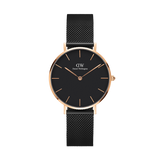  Shop Authentic Daniel Wellington Classic Petite Cornwall Black Dial Black NATO Strap Watch For Women - DW00100215 - Luxxuri