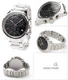 Shop Authentic Calvin Klein Masculine Chronograph Black Dial Silver Steel Strap Watch for Men - K2H27104 - Luxxuri