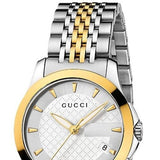  Shop Authentic Gucci G Timeless Silver Dial Two Tone Steel Strap Watch For Women - YA126511 - Luxxuri