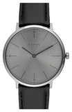  Shop Authentic Hugo Boss Modern Grey Dial Black Leather Strap Watch for Men - 1513540 - Luxxuri