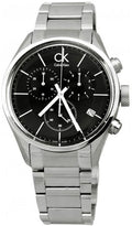  Shop Authentic Calvin Klein Masculine Chronograph Black Dial Silver Steel Strap Watch for Men - K2H27104 - Luxxuri