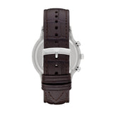  Shop Authentic Emporio Armani Renato Chronograph Black Dial Brown Leather Strap Watch For Men - AR2482 - Luxxuri