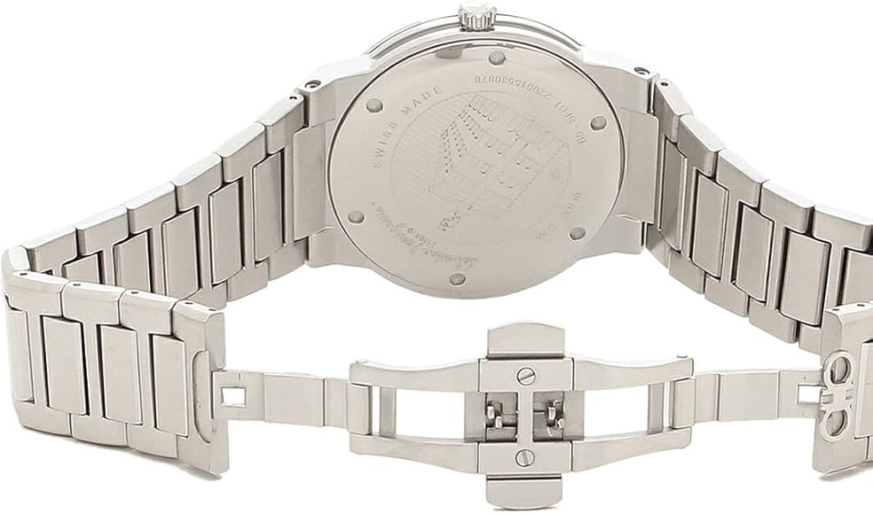  Shop Authentic Salvatore Ferragamo F-80 Classic Blue Dial Silver Steel Strap Watch for Men - SFDT01320 - Luxxuri