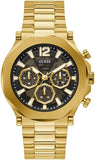  Shop Authentic Guess Edge Chronograph Black Dial Gold Steel Strap Watch For Men - GW0539G2 - Luxxuri