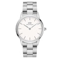  Shop Authentic Daniel Wellington Iconic Link White Dial Silver Steel Strap Watch for Women - DW00100203 - Luxxuri