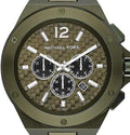  Shop Authentic Michael Kors Lennox Chronograph Green Dial Green Steel Strap Watch For Men - MK9103 - Luxxuri