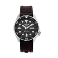  Shop Authentic Seiko 5 Sports SKX Automatic Black Dial Black Leather Strap Watch for Men - SRPD55K2 - Luxxuri
