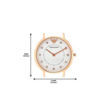  Shop Authentic Emporio Armani Mother of Pearl Dial Green Leather Strap Watch For Women - AR11150 - Luxxuri