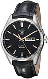  Shop Authentic Tag Heuer Carrera Calibre 5 Automatic Black Dial Black Leather Strap Watch for Men - WAR201C.FC6266 - Luxxuri