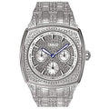  Shop Authentic Bulova Crystal Collection Phantom Silver Dial Silver Steel Strap Watch for Men - 96C002 - Luxxuri