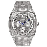  Shop Authentic Bulova Crystal Collection Phantom Silver Dial Silver Steel Strap Watch for Men - 96C002 - Luxxuri