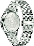  Shop Authentic Versace Univers Analog Black Dial Silver Steel Strap Watch for Men - VEBK00418 - Luxxuri